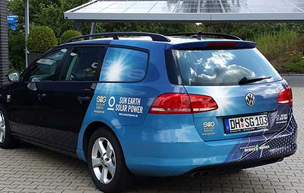 Fahrzeugwerbung PKW-Beschriftung